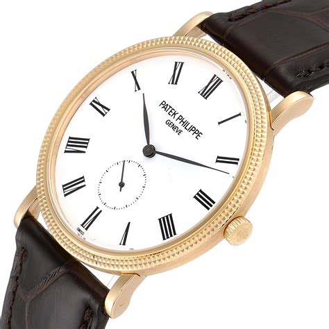 patek philippe calatrava yellow gold watch 5119 box|Patek Philippe YELLOW GOLD CALATRAVA, REF. 5119J.